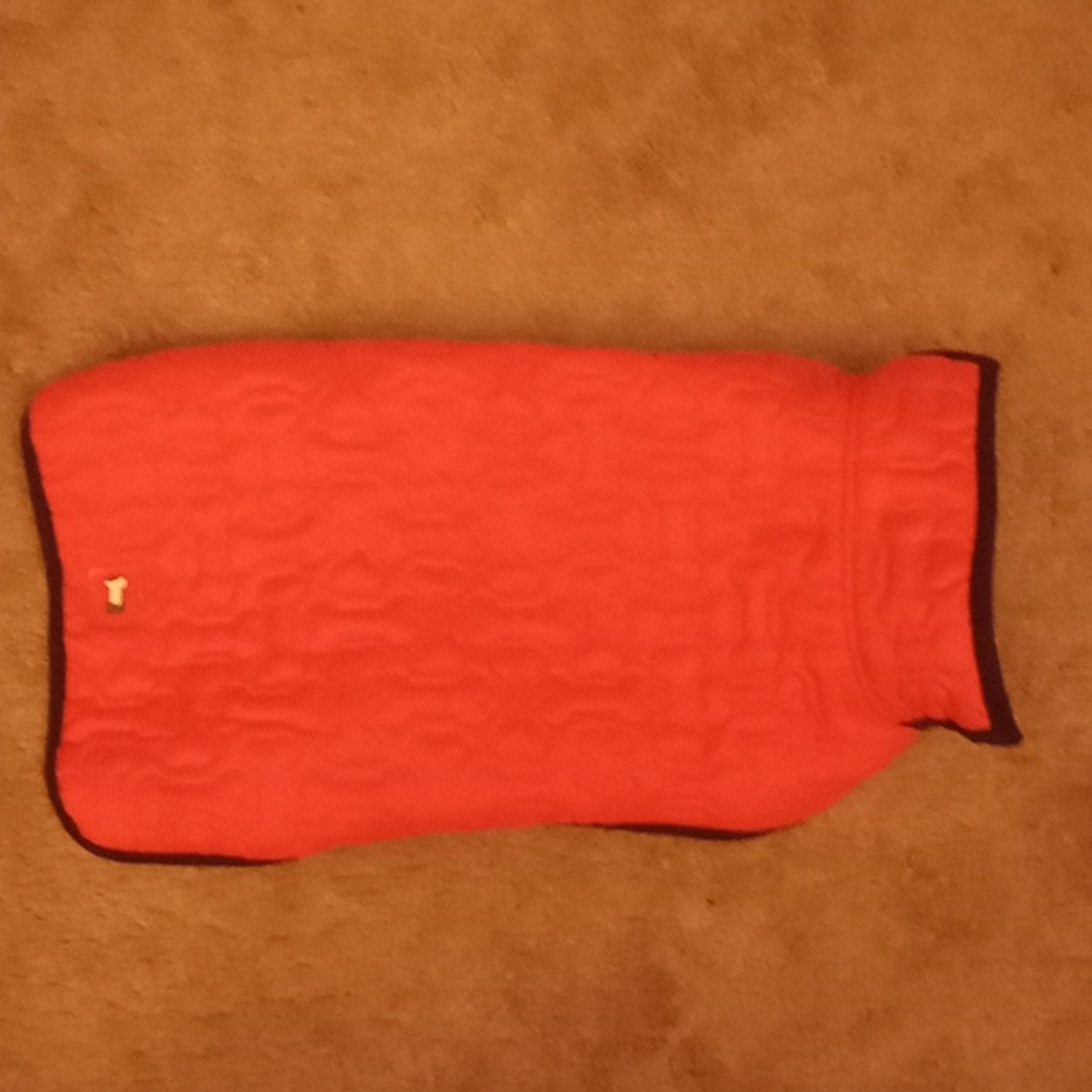Pup Crew orange size XL dog coat used